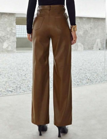 Pantaloni SHEIN, maro