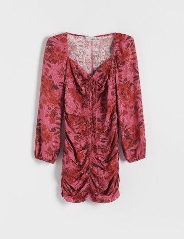 Rochie scurta Reserved, roz, M
