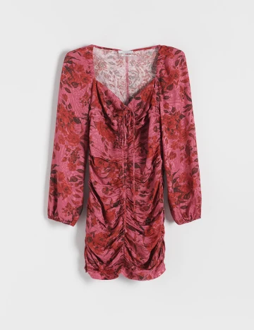 Rochie scurta Reserved, roz, M