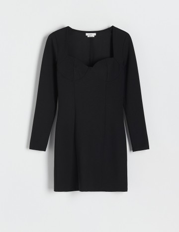 Rochie scurta Reserved, negru, L