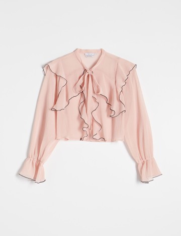 Bluza Reserved, roz, L