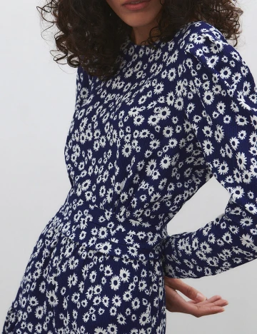 Rochie scurta Reserved, albastru, L