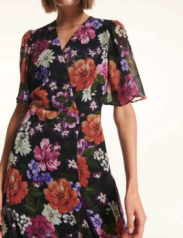 Rochie medie Reserved, floral, 42