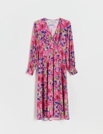 Rochie medie Reserved, roz