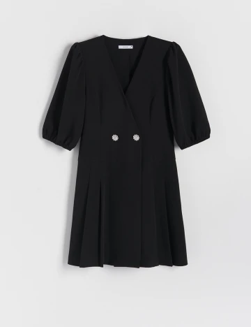 Rochie scurta Reserved, negru, 34