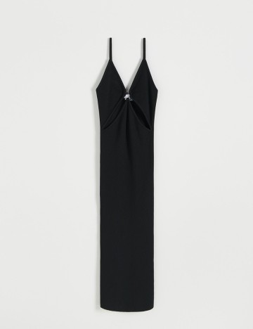 Rochie medie Reserved, negru, S
