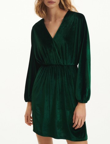 Rochie scurta Reserved, verde