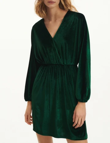 Rochie scurta Reserved, verde
