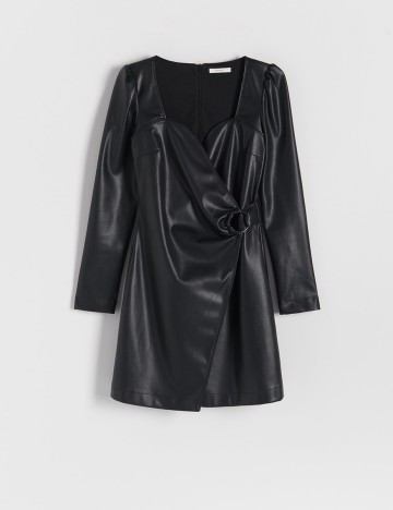Rochie scurta Reserved, negru, XS