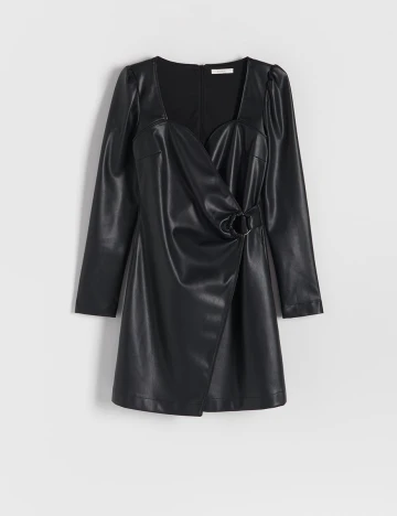 Rochie scurta Reserved, negru, XS