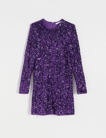 Rochie scurta Reserved, mov, M
