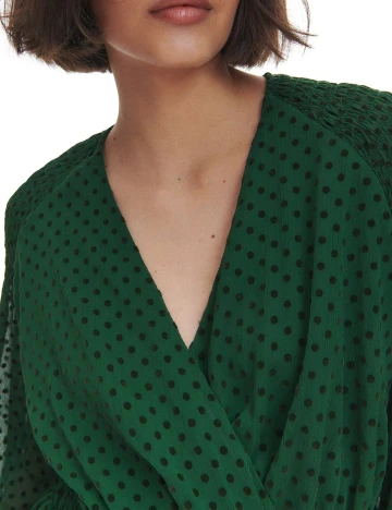 Rochie scurta Reserved, verde, M Verde