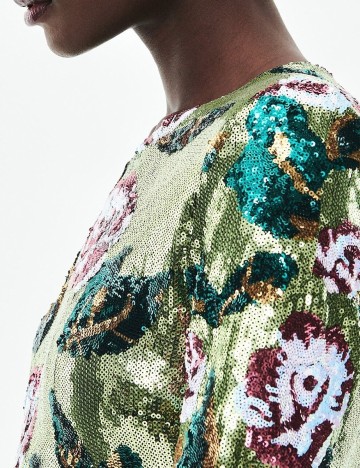 Rochie scurta Reserved, verde