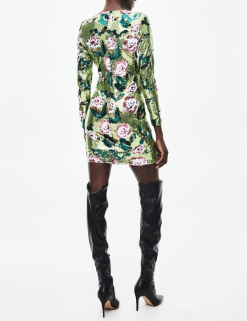 Rochie scurta Reserved, verde