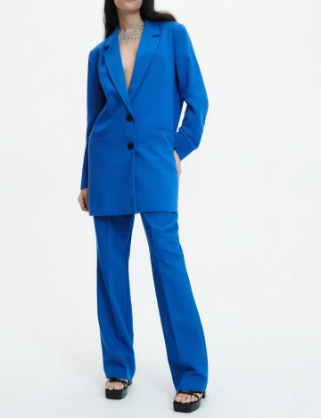 Sacou Reserved, albastru, 42