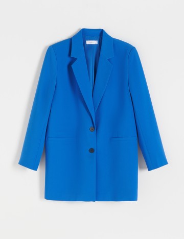 Sacou Reserved, albastru, 42