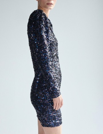 Rochie scurta Reserved, bleumarin, 40