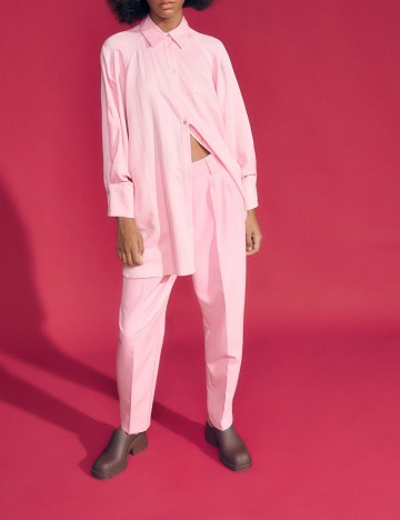 Pantaloni Reserved, roz, L