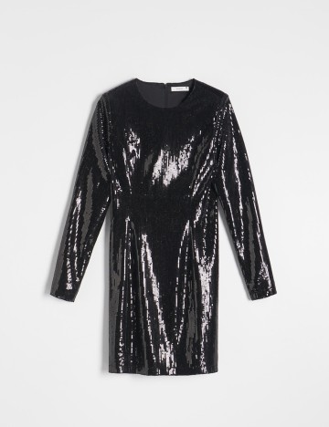 Rochie scurta Reserved, negru, XS