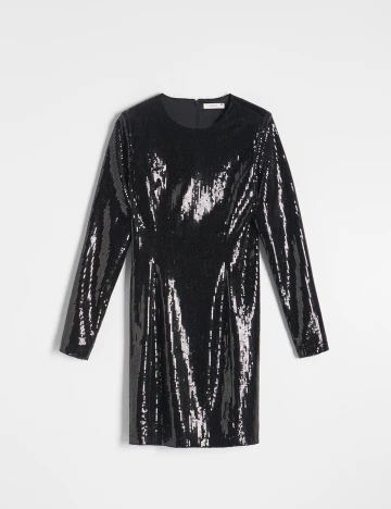 Rochie scurta Reserved, negru, XS