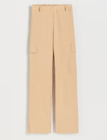 Pantaloni Reserved, crem, XS