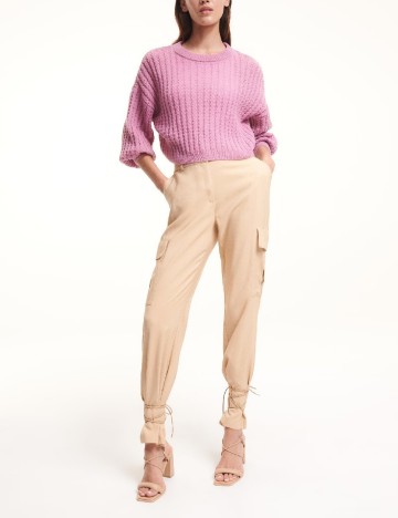Pantaloni Reserved, crem, XS
