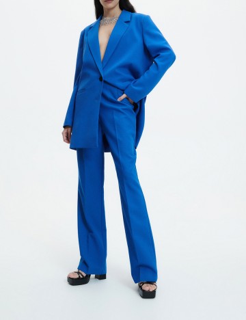 
						Pantaloni Reserved, albastru, XS