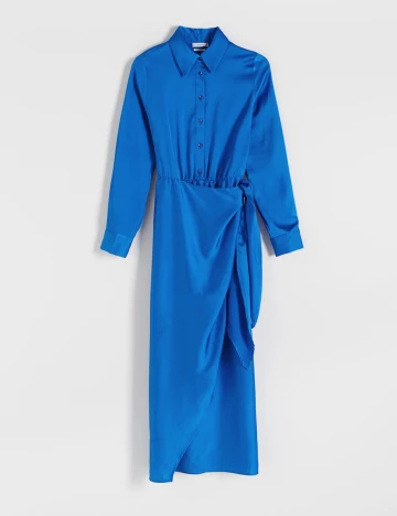 Rochie medie Reserved, albastru, XS