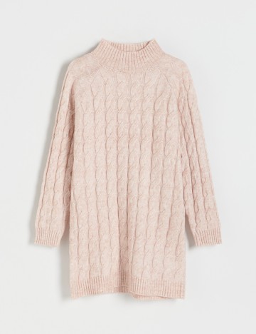 Rochie scurta Reserved, nude, S