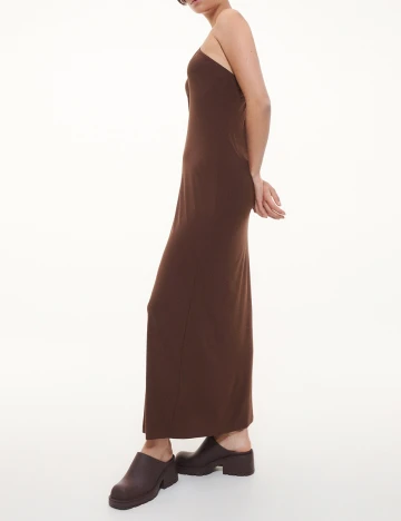 Rochie lunga Reserved, maro, L