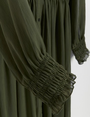 Rochie medie Reserved, verde, XS