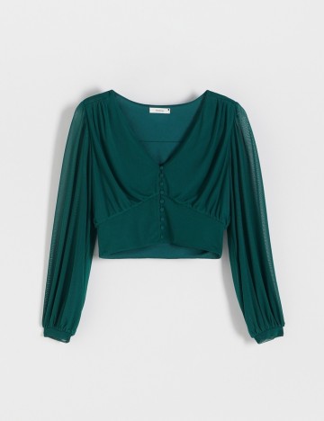 Top Reserved, verde, XL