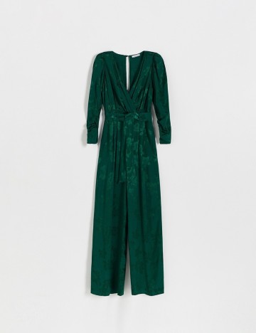 Salopeta Reserved, verde inchis, XL