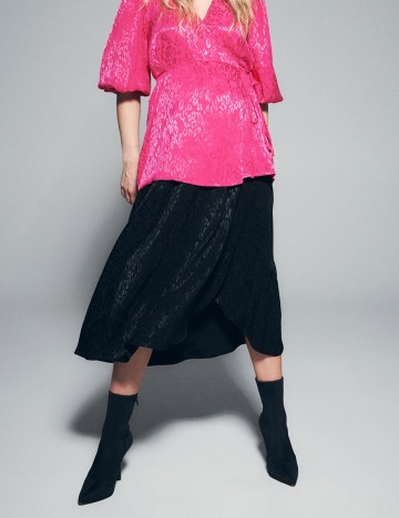 Fusta Reserved, negru, L