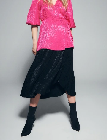 Fusta Reserved, negru, L