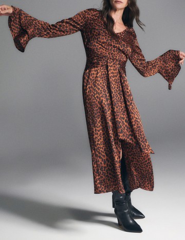 Rochie lunga Reserved, animal print, L