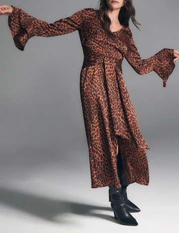 Rochie lunga Reserved, animal print, L