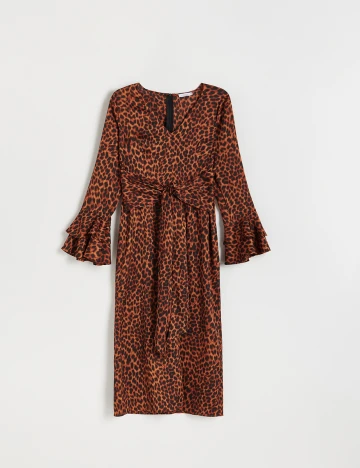 Rochie lunga Reserved, animal print, L