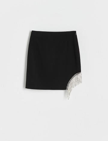 Fusta Reserved, negru, 34