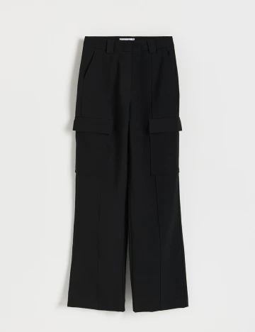 Pantaloni Reserved, negru