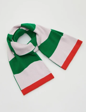 Fular Reserved, verde, ONE SIZE