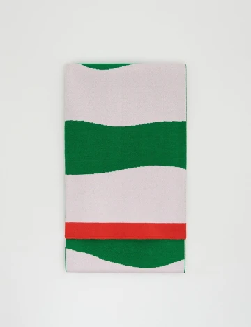 Fular Reserved, verde, ONE SIZE