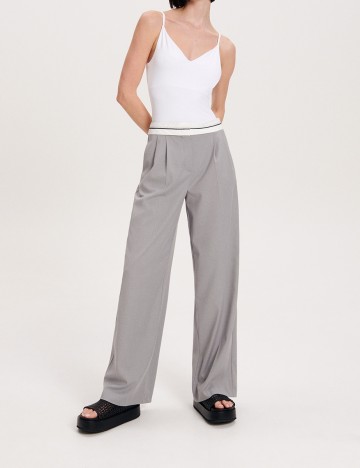 Pantaloni Reserved, gri, L