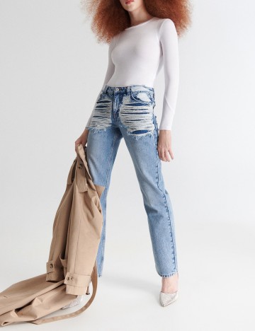 
						Blugi Reserved, albastru, 42