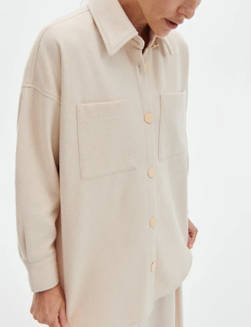 Jacheta Reserved, crem, M