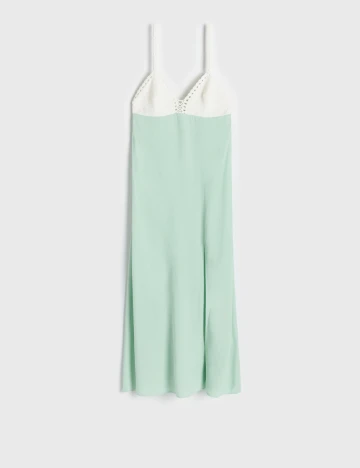 Rochie medie Reserved, verde, XL