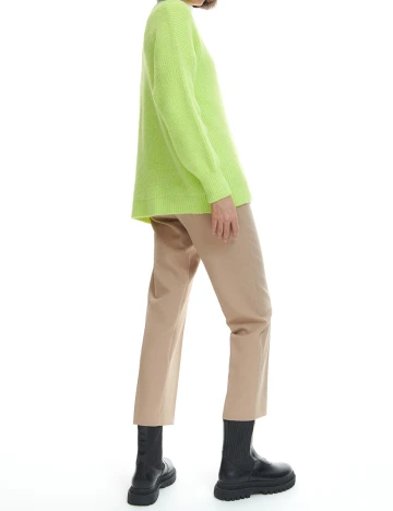 Pantaloni Reserved, crem, S