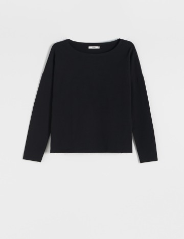 Bluza Reserved, negru, S