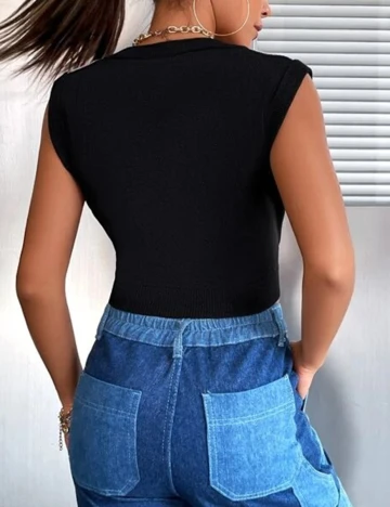Vesta SHEIN, negru, L