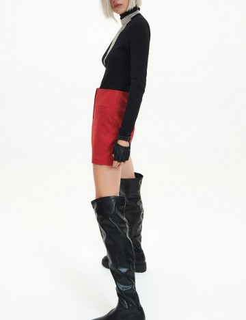 Fusta pantalon Reserved, rosu, L